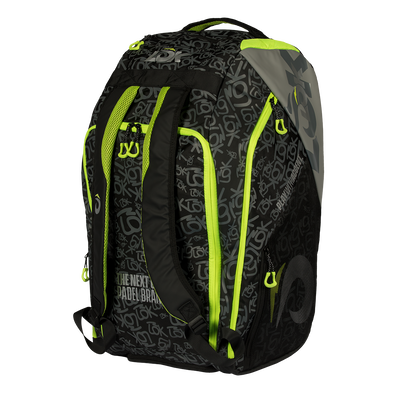 LOK - RACKET BAG MAXX GEN 2 BLACK GREY AND GREEN LIME