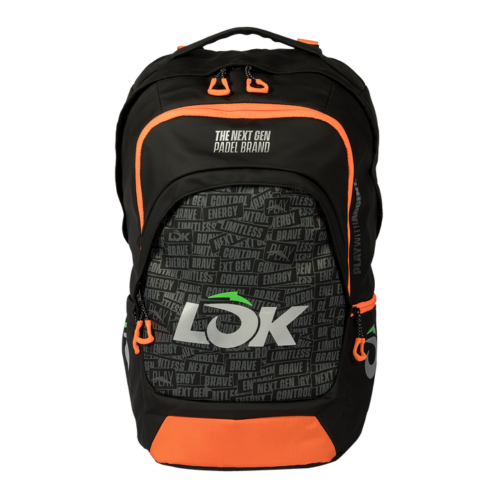 LOK - BACKPACK MAXX GEN 2 BLACK GREY ORANGE