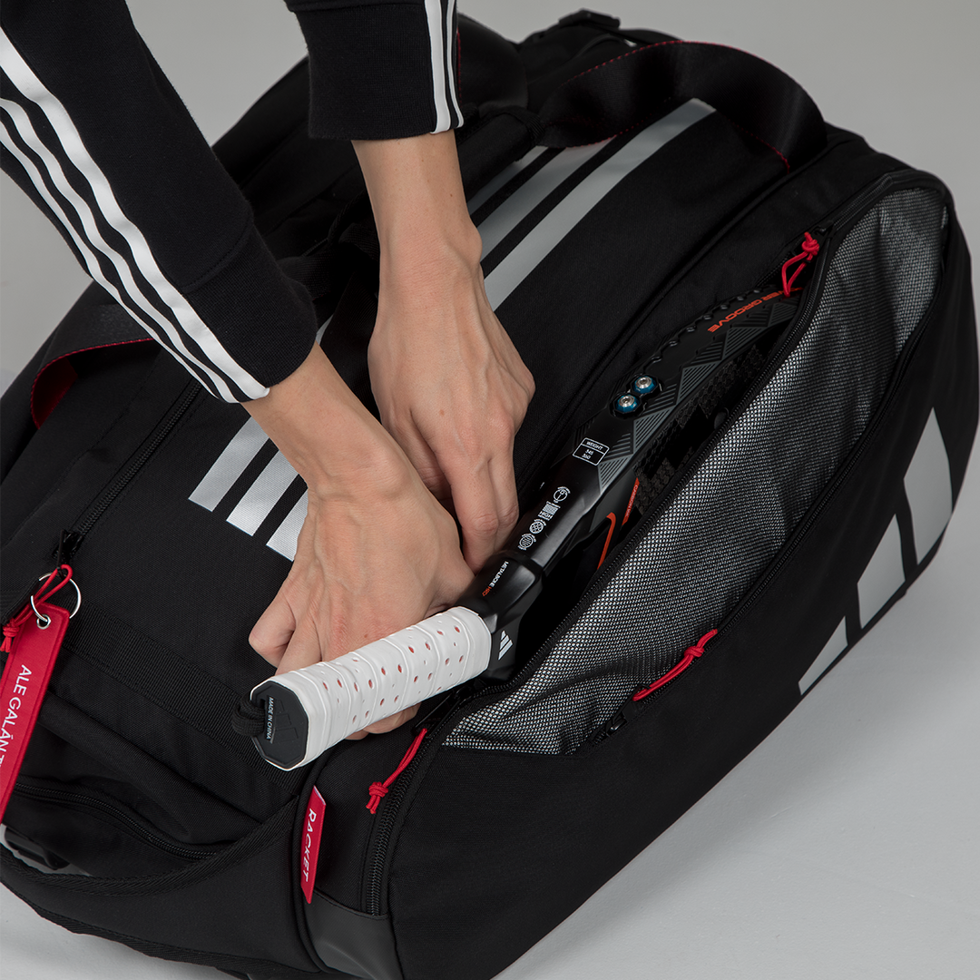 RACQUET BAG ADIDAS MULTIGAME BLACK/RED 3.4- ALE GALÁN