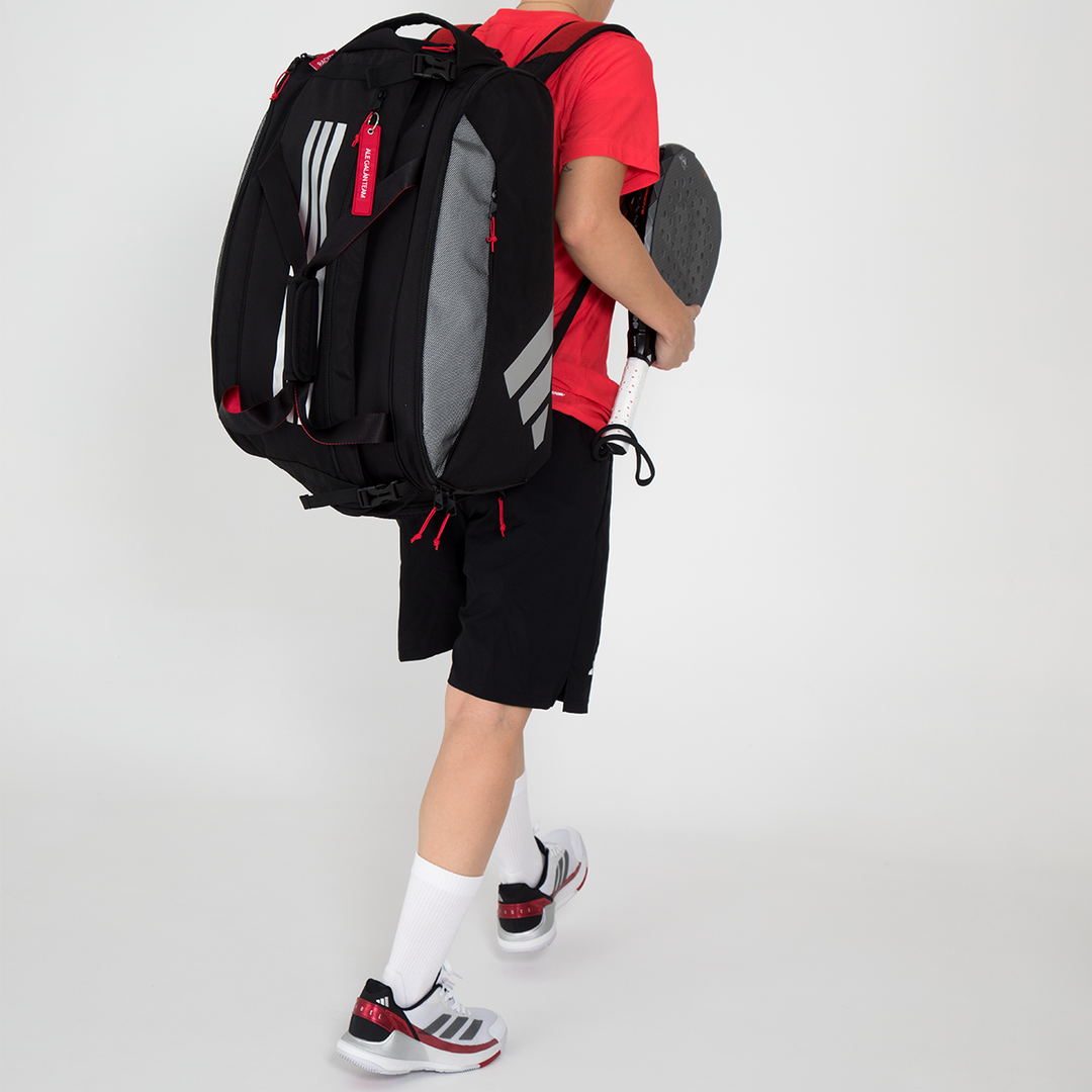 RACQUET BAG ADIDAS MULTIGAME BLACK/RED 3.4- ALE GALÁN
