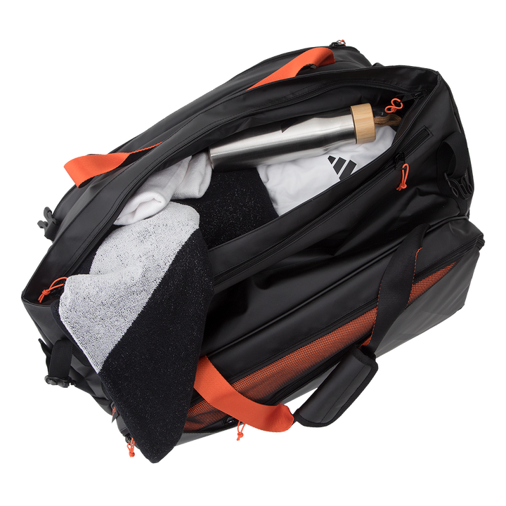 RACKET BAG ADIDAS MULTIGAME BLACK/ORANGE 3.4