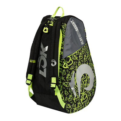LOK - RACKET BAG GEN 2 BLACK, GREY, AND GREEN LIME