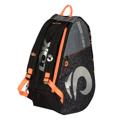 LOK - RACKET BAG GEN 2 BLACK, GREY, AND ORANGE