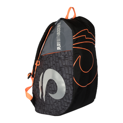 LOK - RACKET BAG GEN 2 BLACK, GREY, AND ORANGE